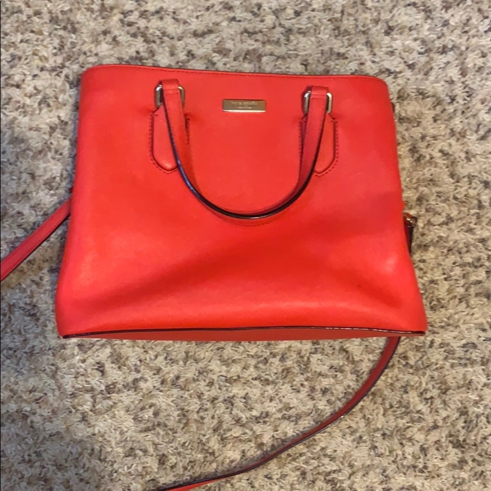 Kate Spade Red Purse - Picture 8 of 10